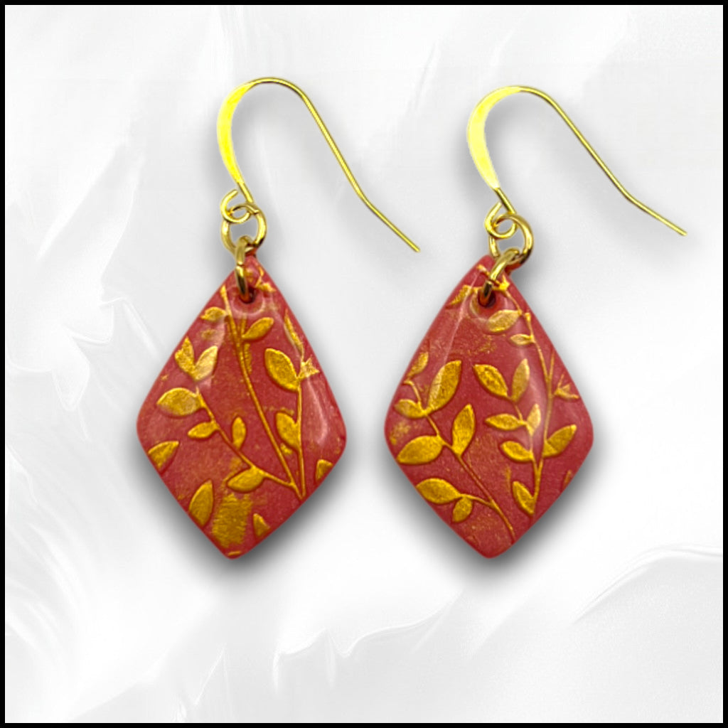 Polymer Clay Earrings - TEM2594