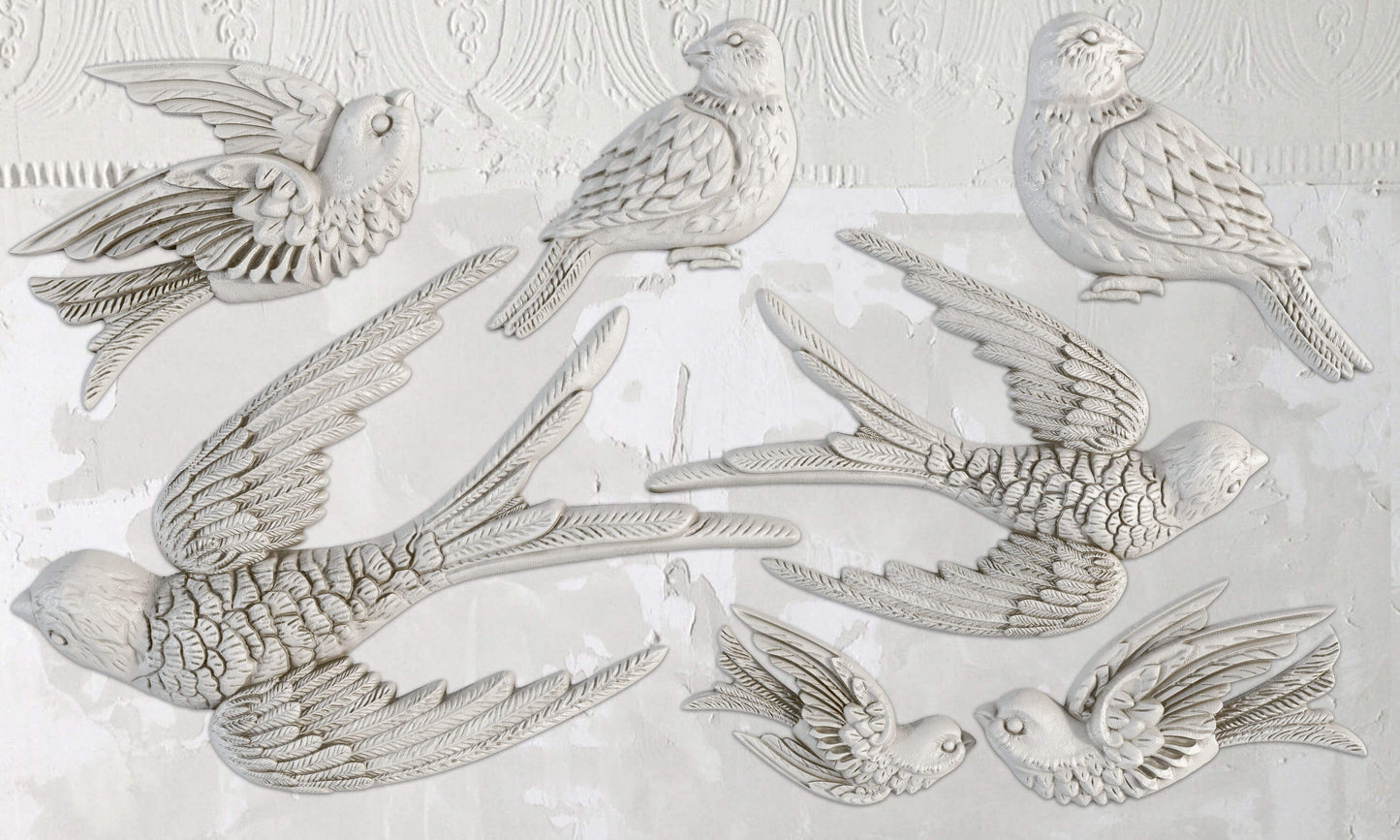Iron Orchid Designs Birdsong 6x10 Decor Mould