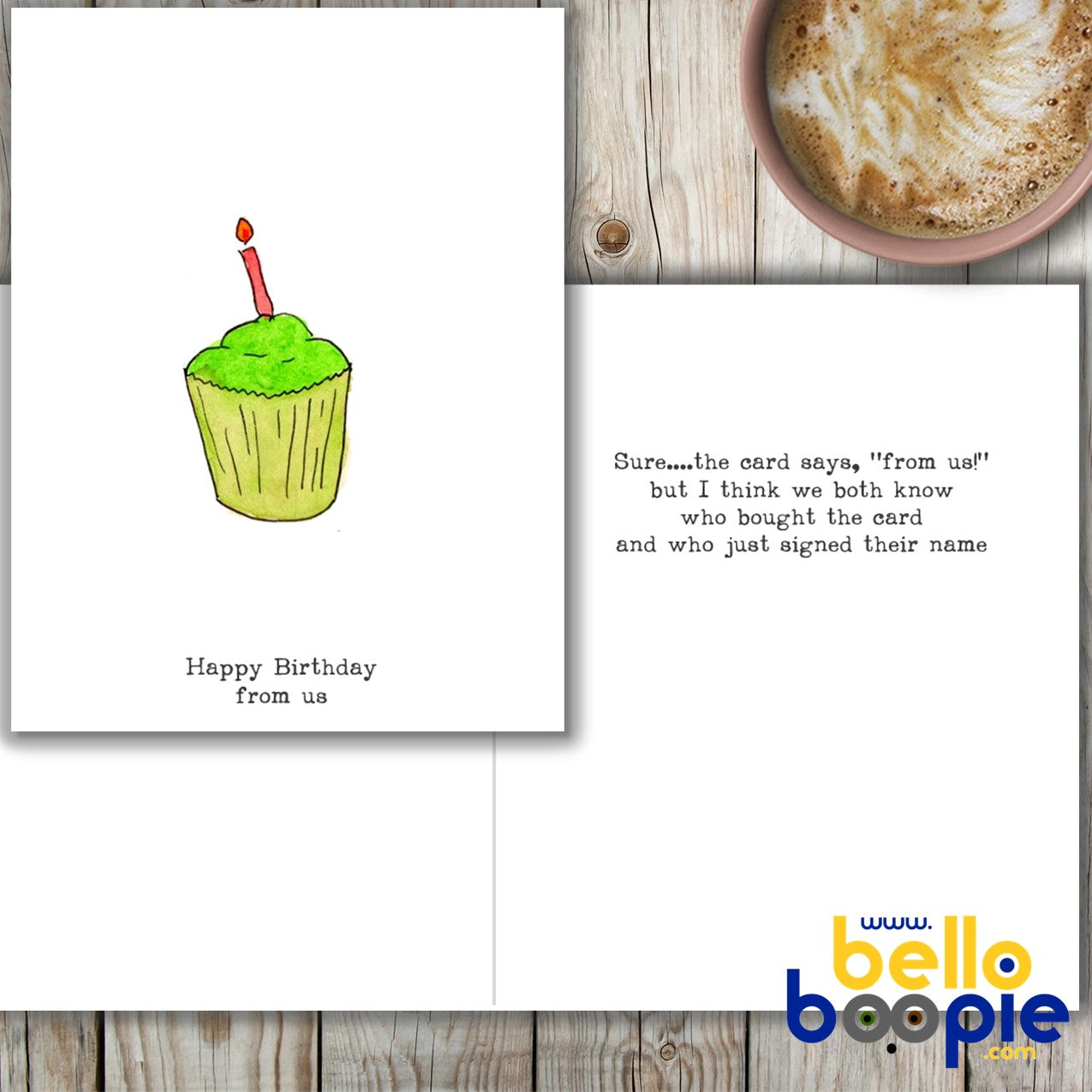 Birthday From Us - Birthday Card