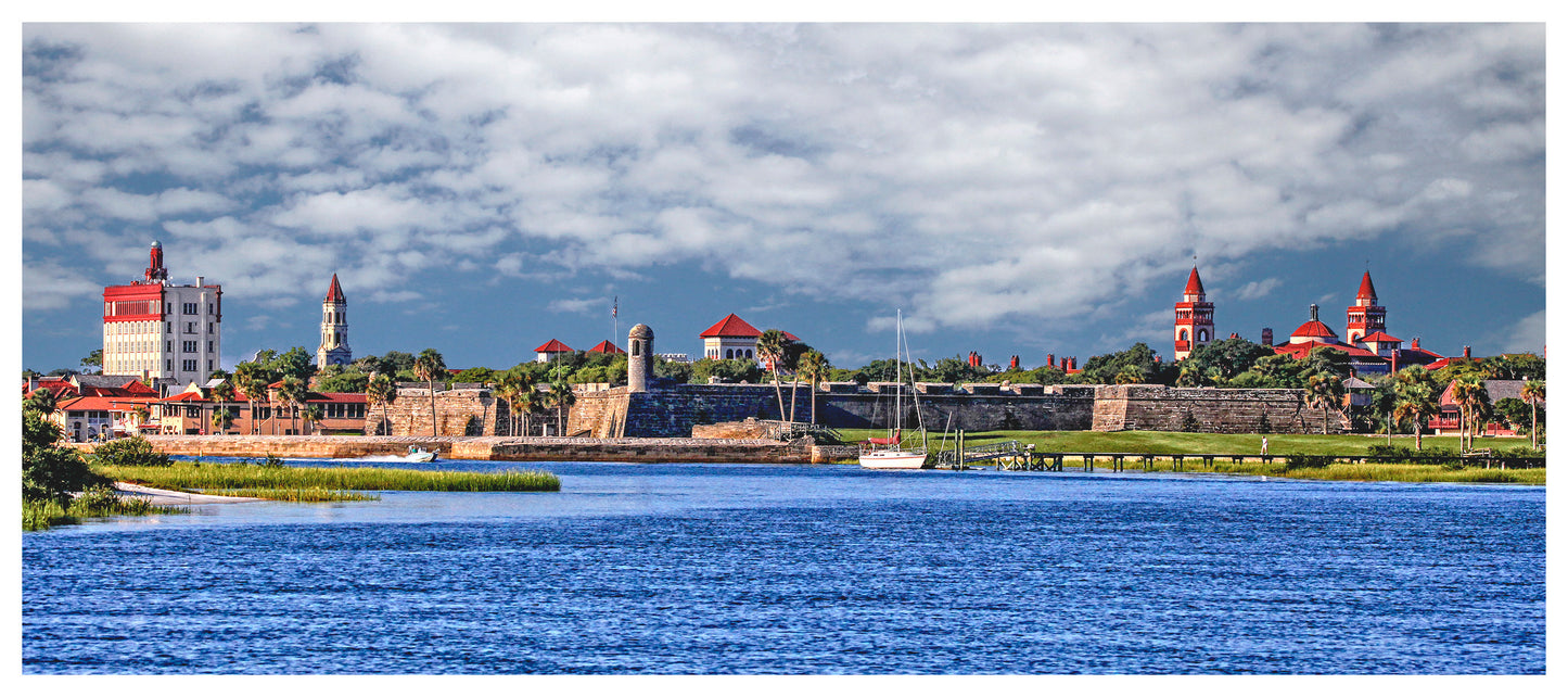 Castillo de San Marcos from Hospital Creek - Card