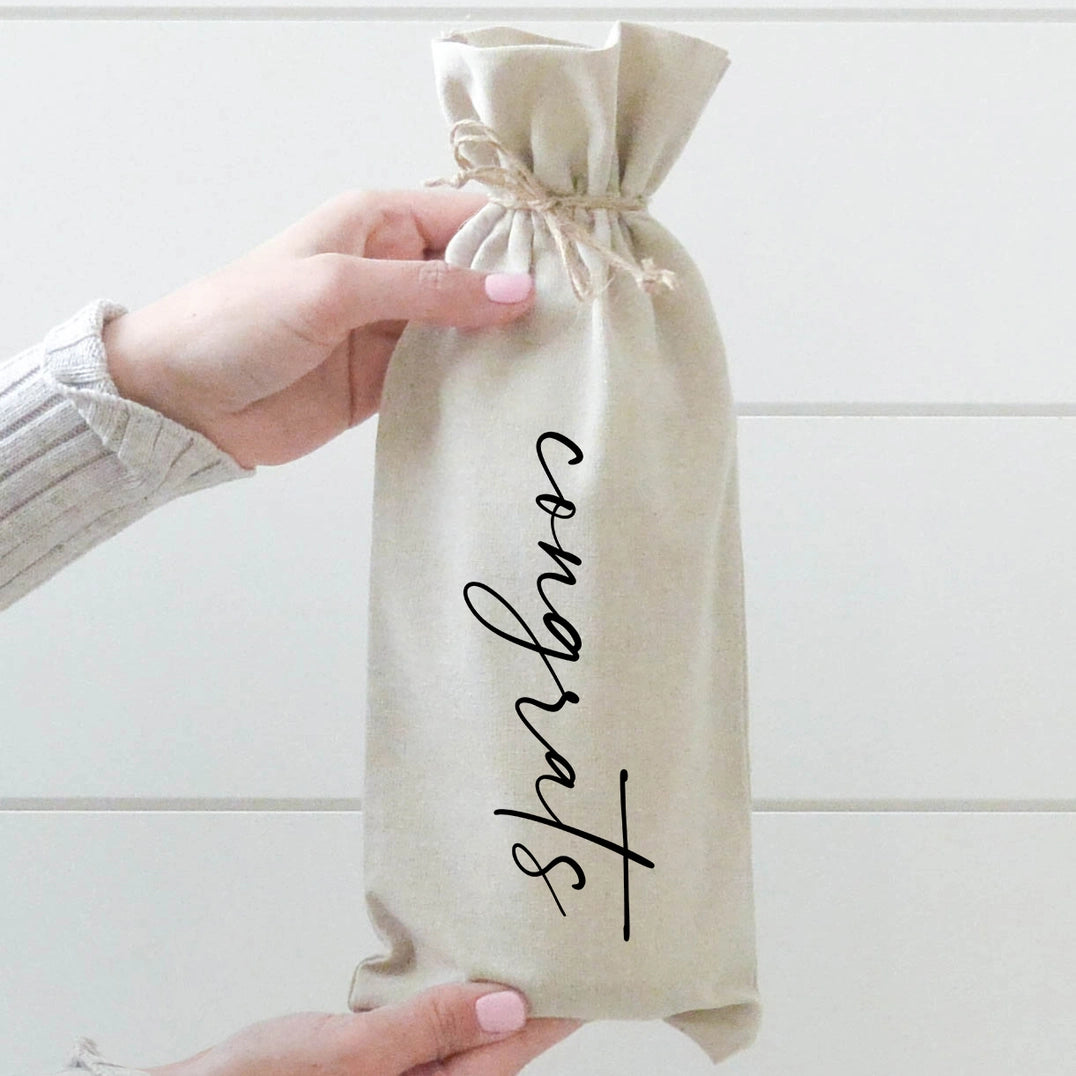 Congratulations Wine Bag
