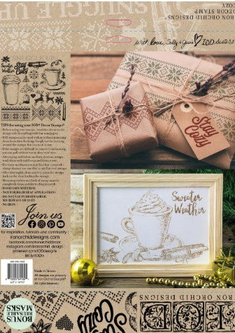 Cozy 12x12 IOD Stamp