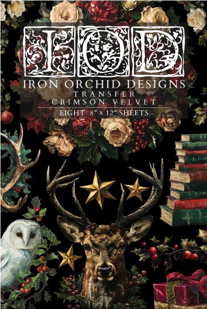 Crimson Velvet IOD Transfer 8x12 Pad™