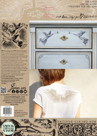 Heavenly 12x12 IOD Stamp