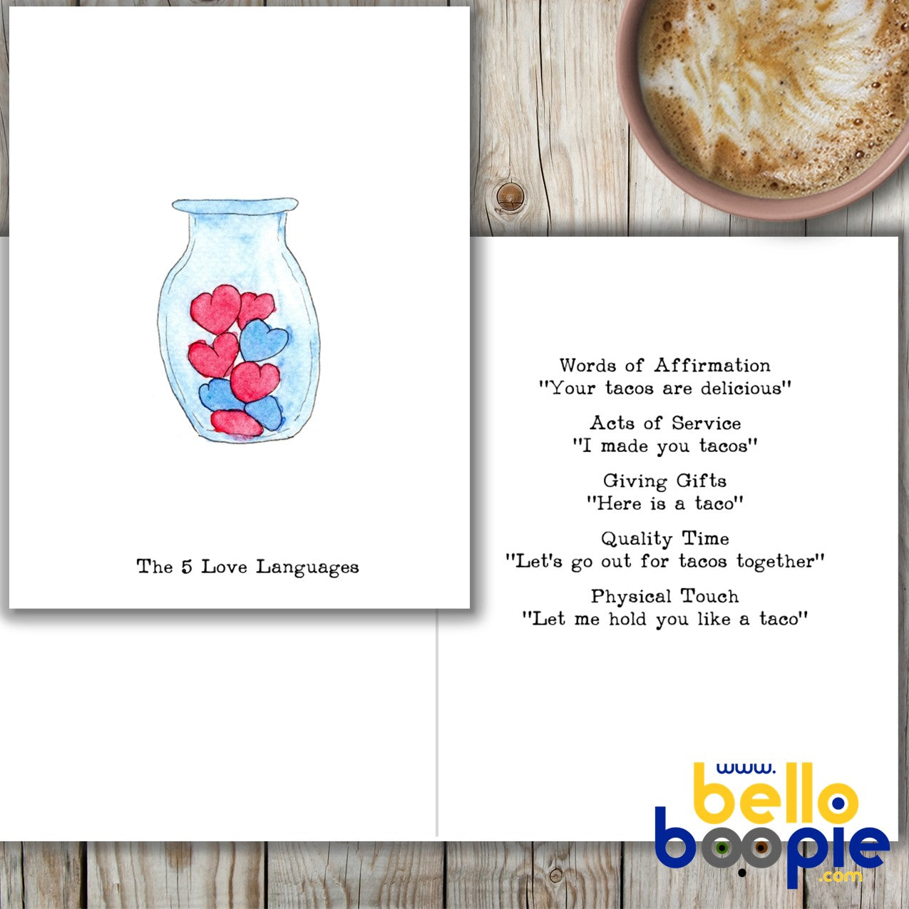 Love Languages - Funny Card