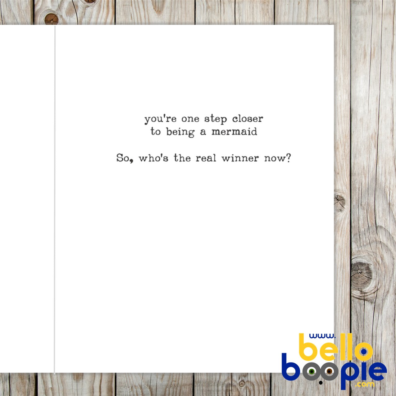 Mermaid - Funny Card