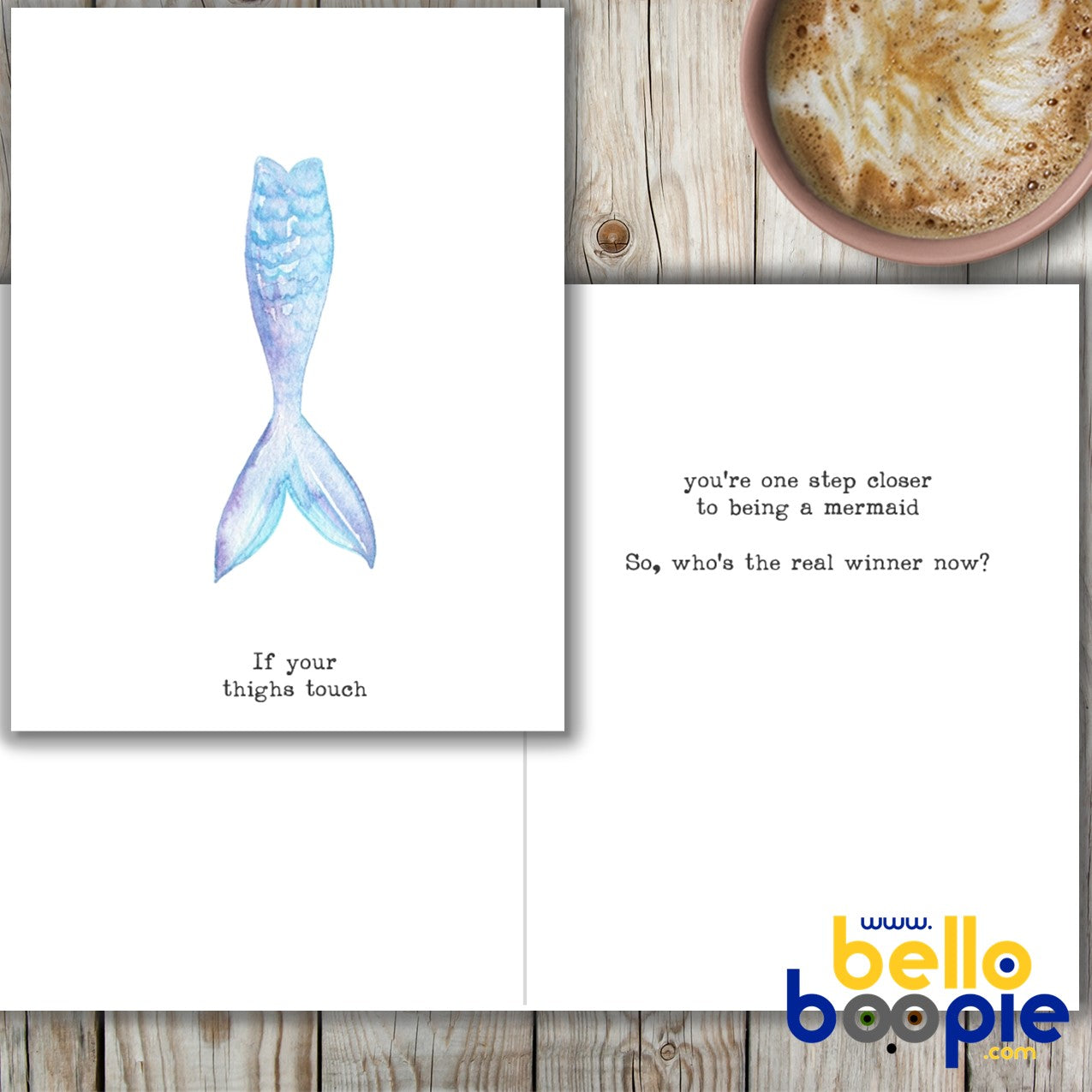 Mermaid - Funny Card