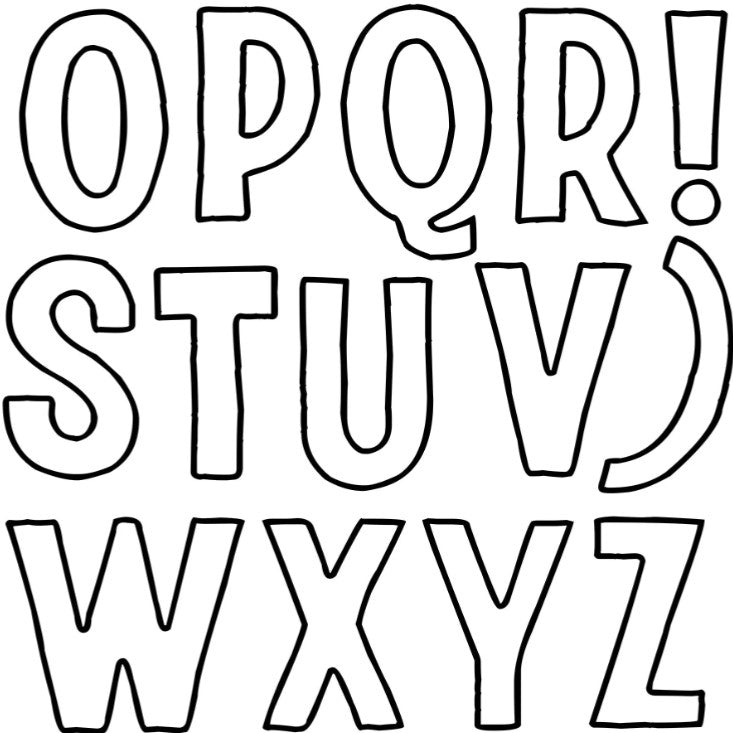 Retro 12x12 IOD Stamp