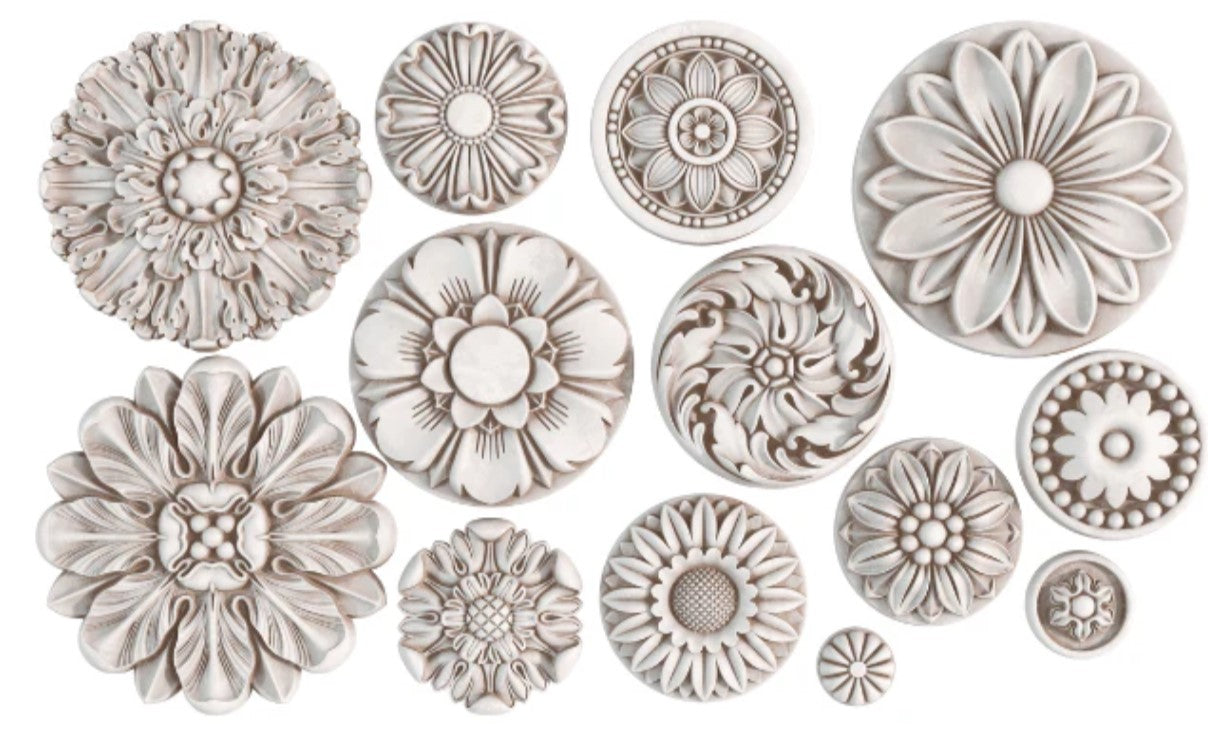 Rosettes 6X10 IOD Mould