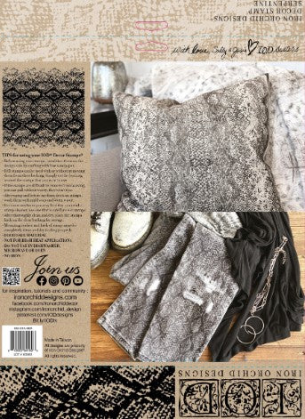 Serpentine 12x12 IOD Stamp