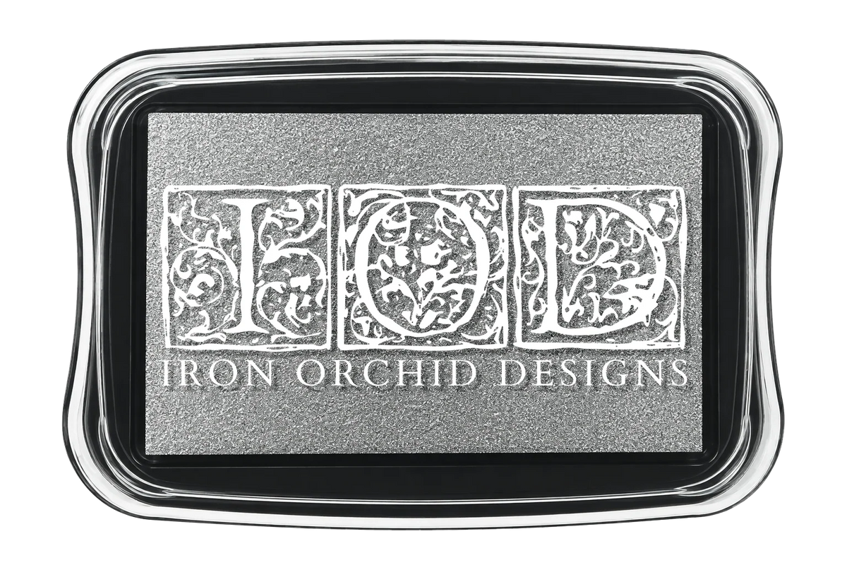 Silver Sparkle IOD Decor Ink Pad