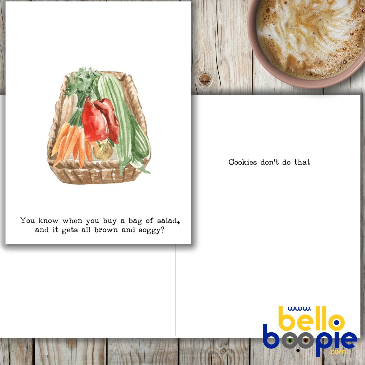Soggy Salad - Funny Card