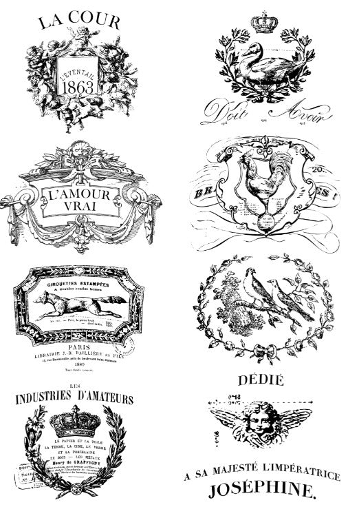 Traditional Pots IOD Transfer 12x16 Pad