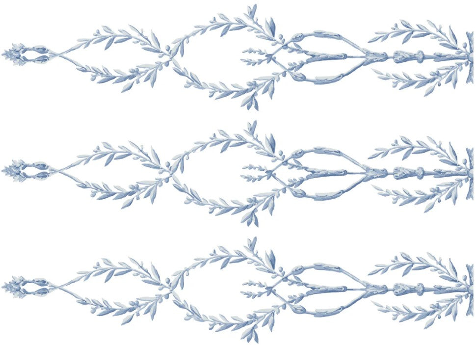 Trompe L'oeil Bleu IOD Paint Inlay 12x16 Pad