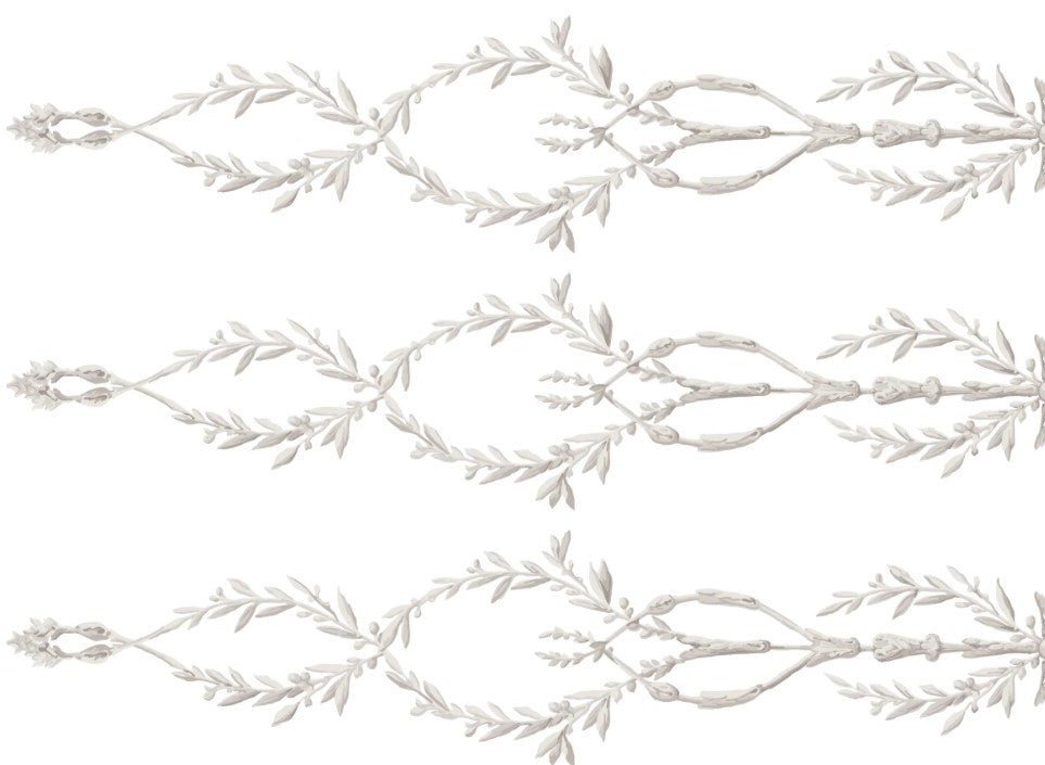 Trompe l'oeil laurel IOD Paint Inlay 12x16 Pad