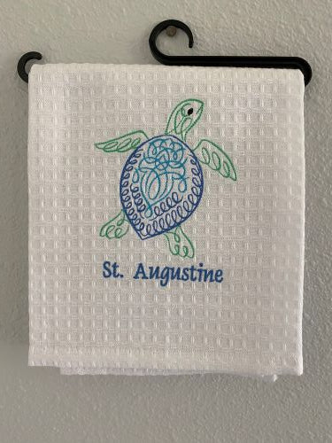 Embroidered Tea Towel