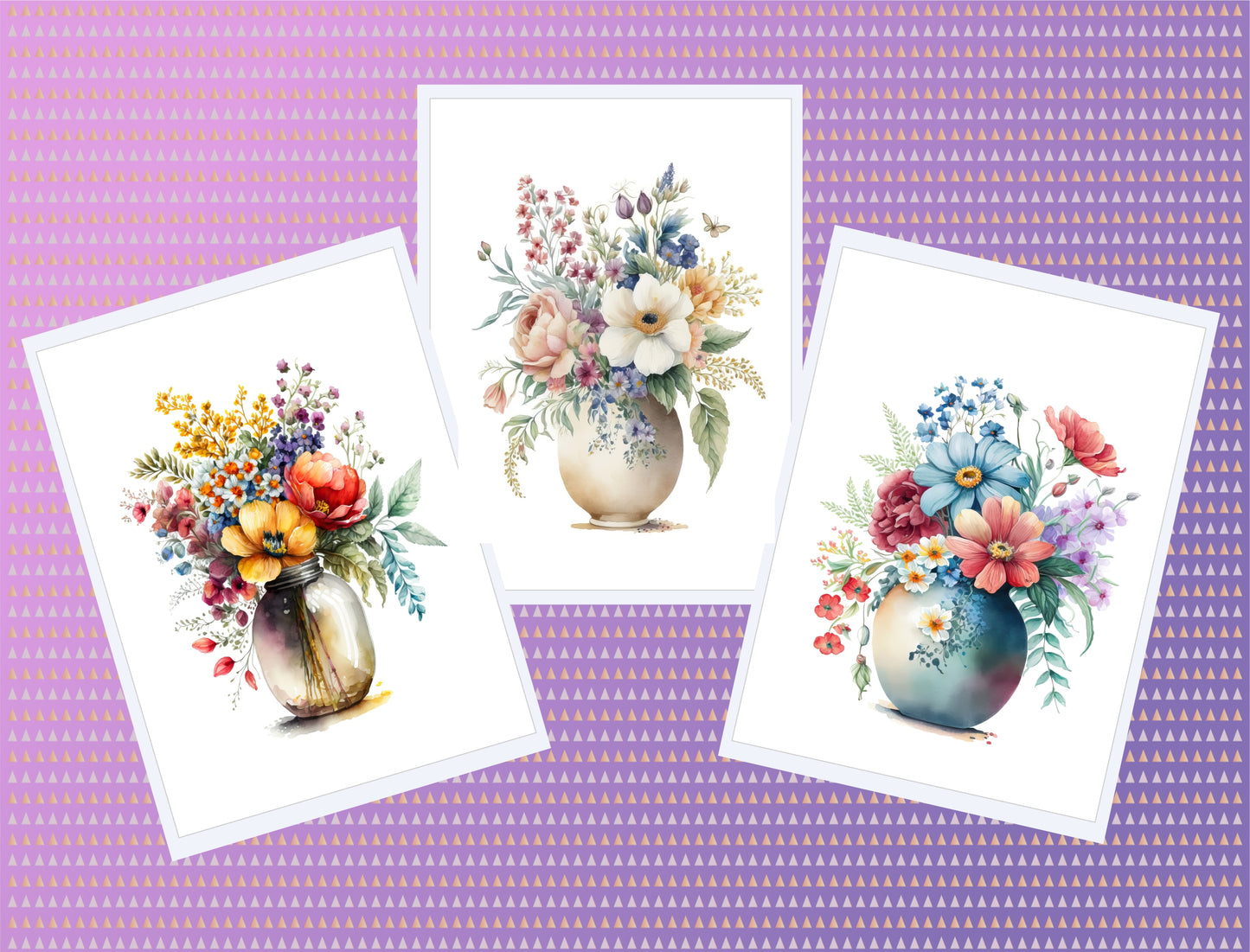 Floral Vase Notecards