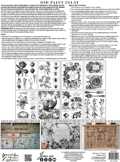 Melange IOD Paint Inlay 12x16 Pad™