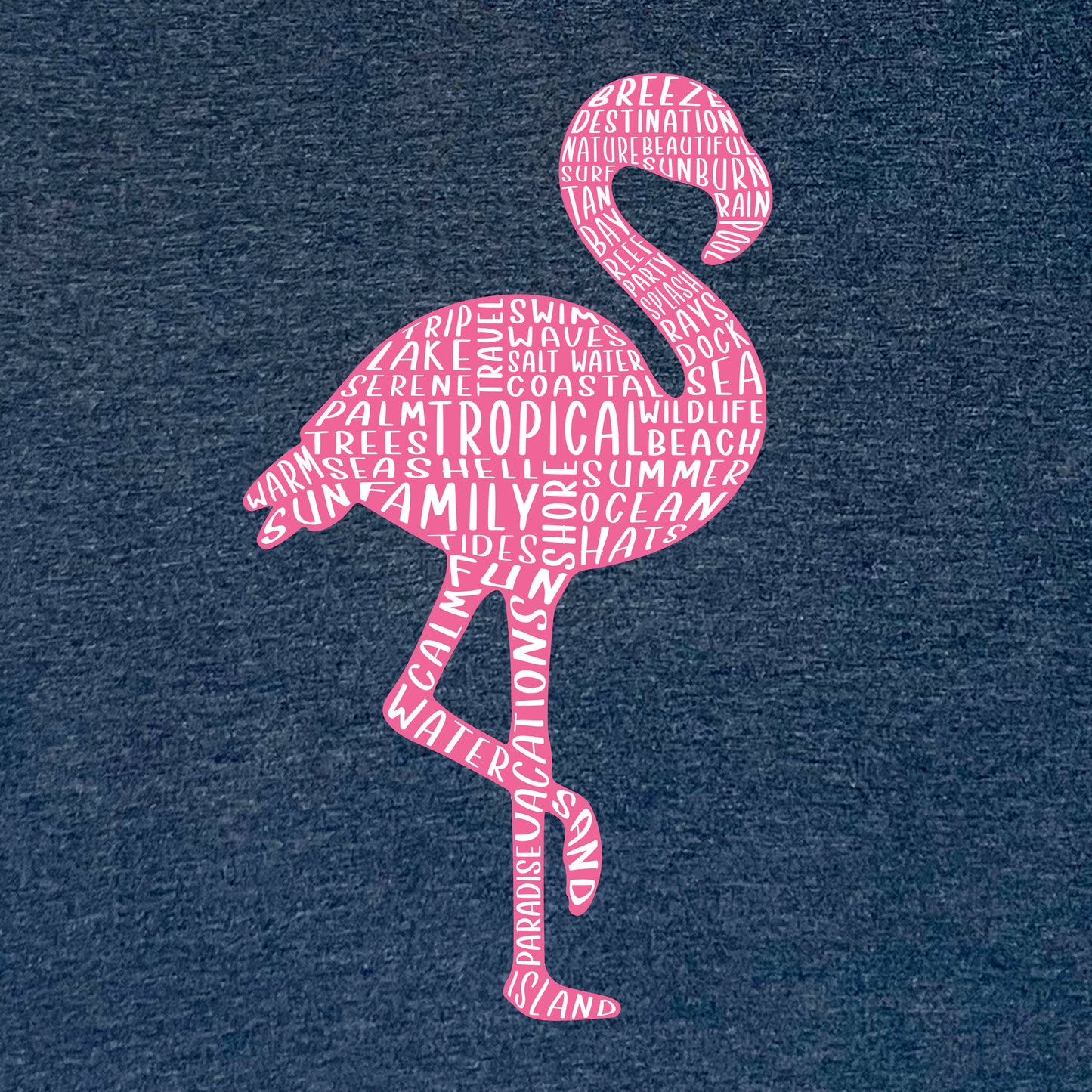 Flamingo V-Neck Tee