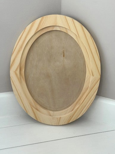 IOD Oval Wood Gallery Blank 12.7x15.7