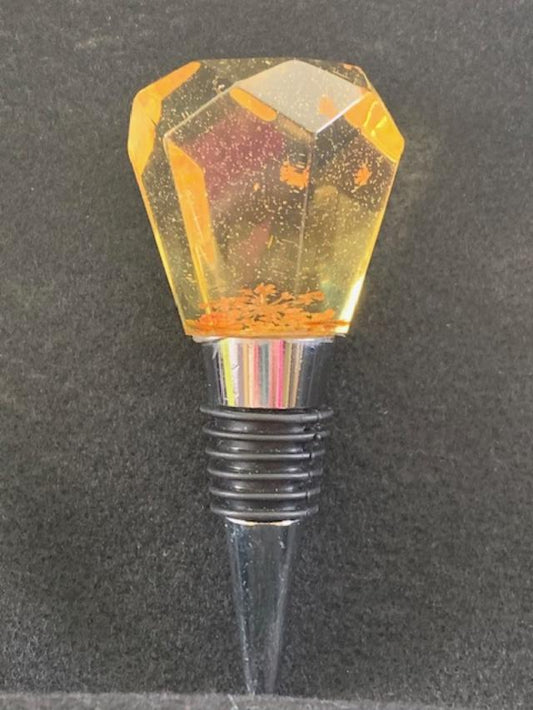 Resin and Stainless-Steel Bottlestopper
