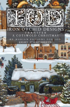 A Cotswold Christmas IOD Transfer 8x12 Pad™