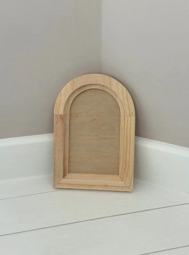 IOD Arched Wood Gallery Blank 7x10