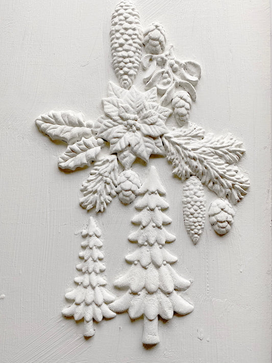 Boughs of Holly Mould | 6” x 10”