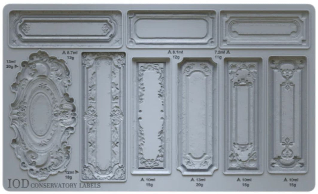 Conservatory Labels 6X10 IOD Mould™