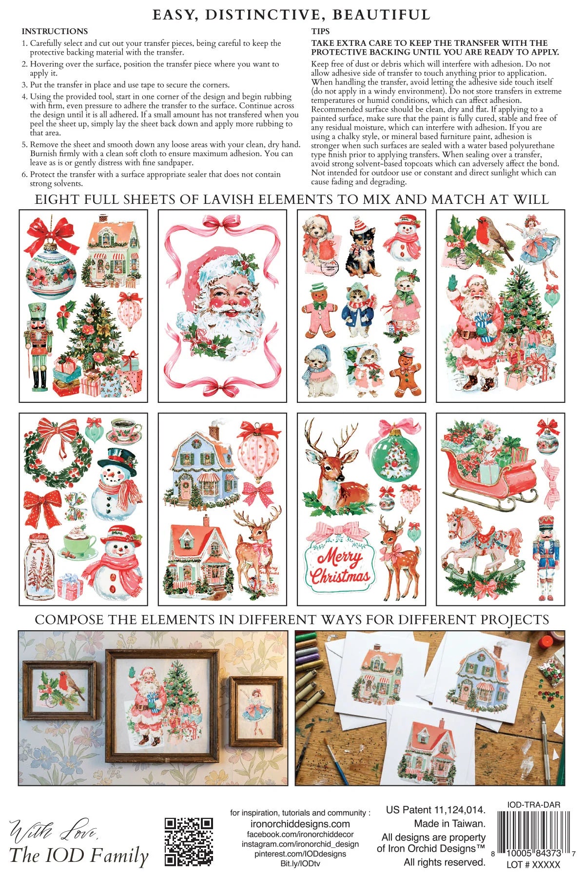 Darling Holiday IOD Transfer 8x12 Pad™