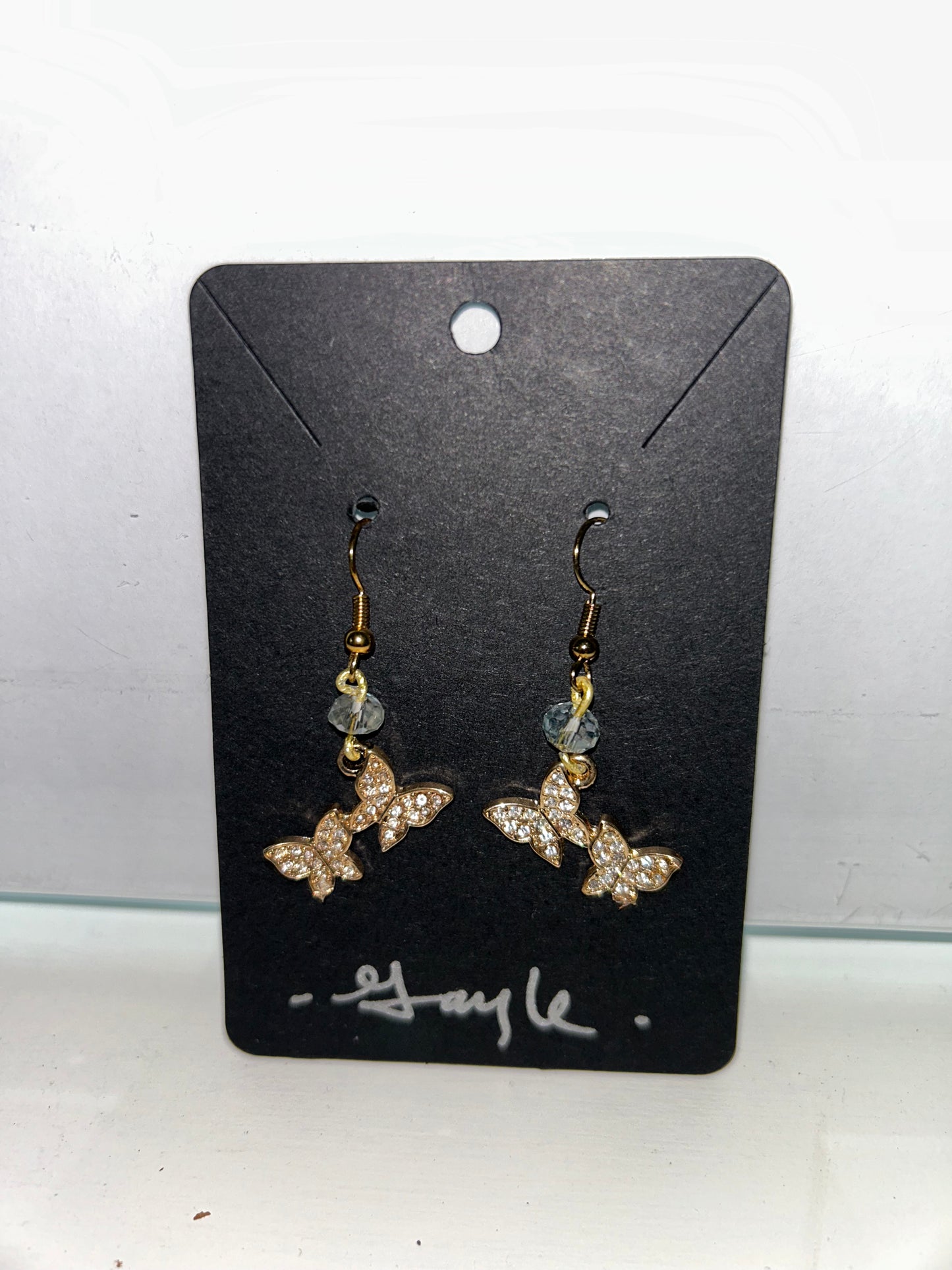 Double Butterfly Earrings