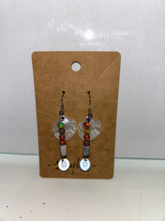 Colorful Pearl Earrings