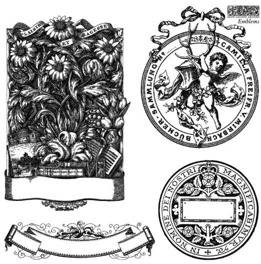 Emblems 6x6 IOD Stamp