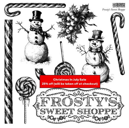 Frosty's Sweet Shoppe 12x12 IOD Stamp™