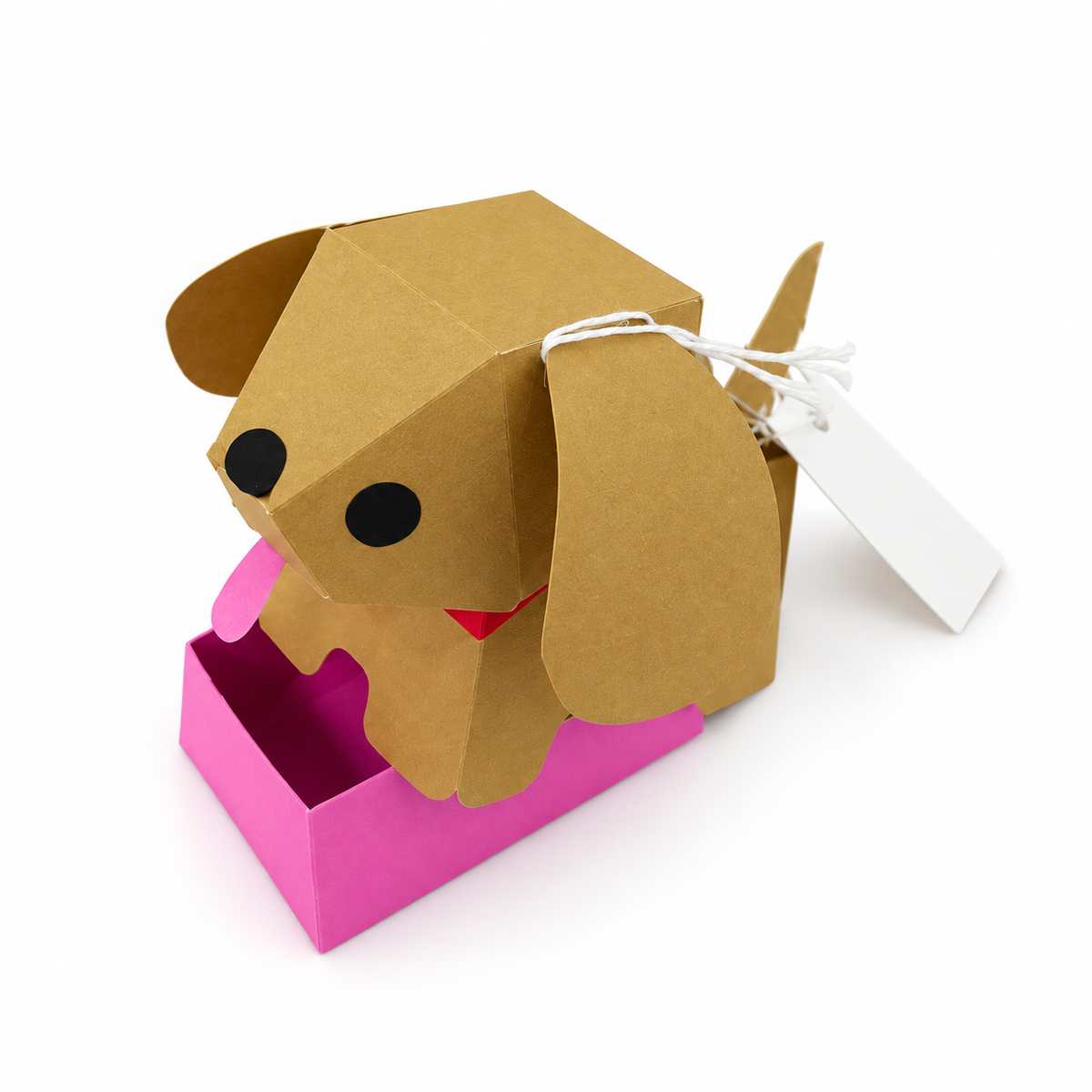 Golden Puppy Gift Box