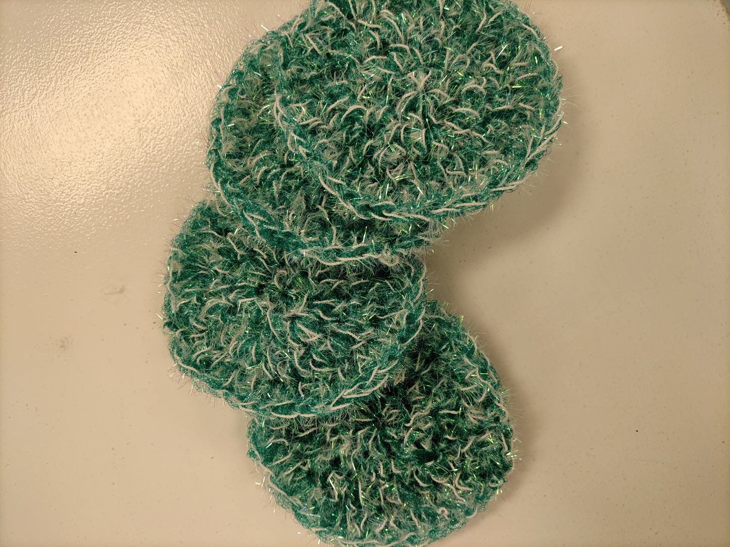 Crocheted Round Scrubby