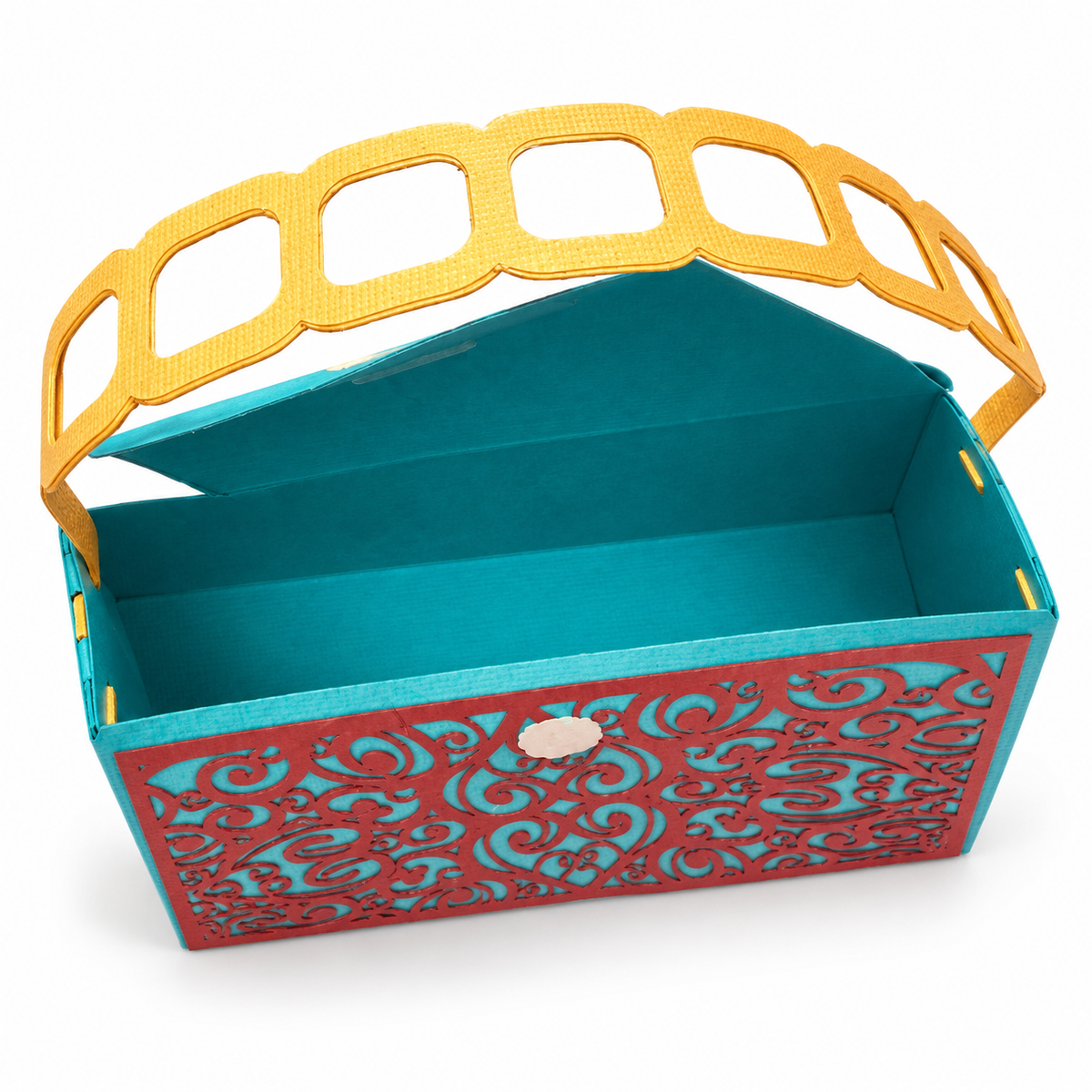 Turquoise Filagree Purse - Gift Box