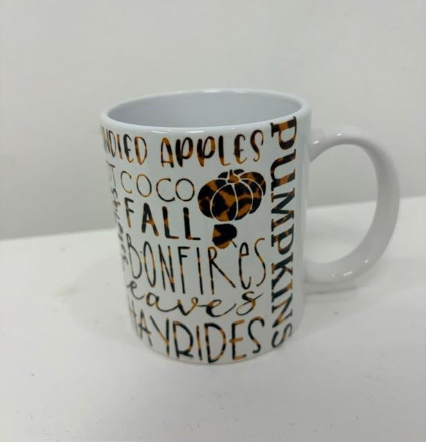 12 oz Mug - Happy Fall!