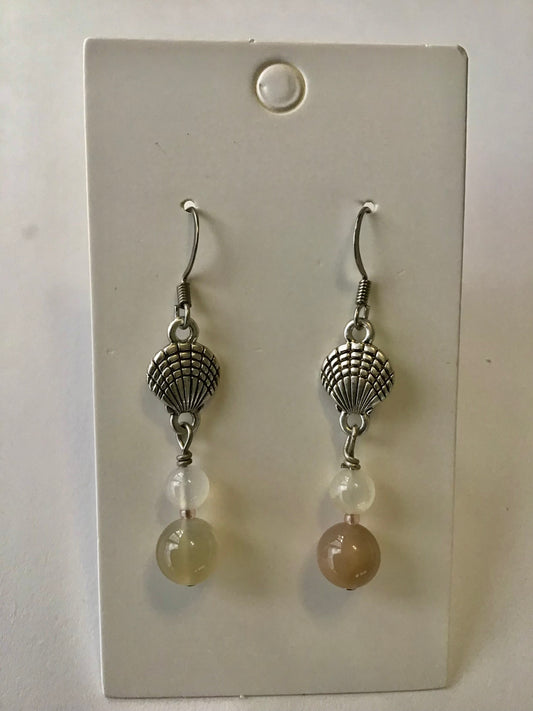 Moonstone earrings