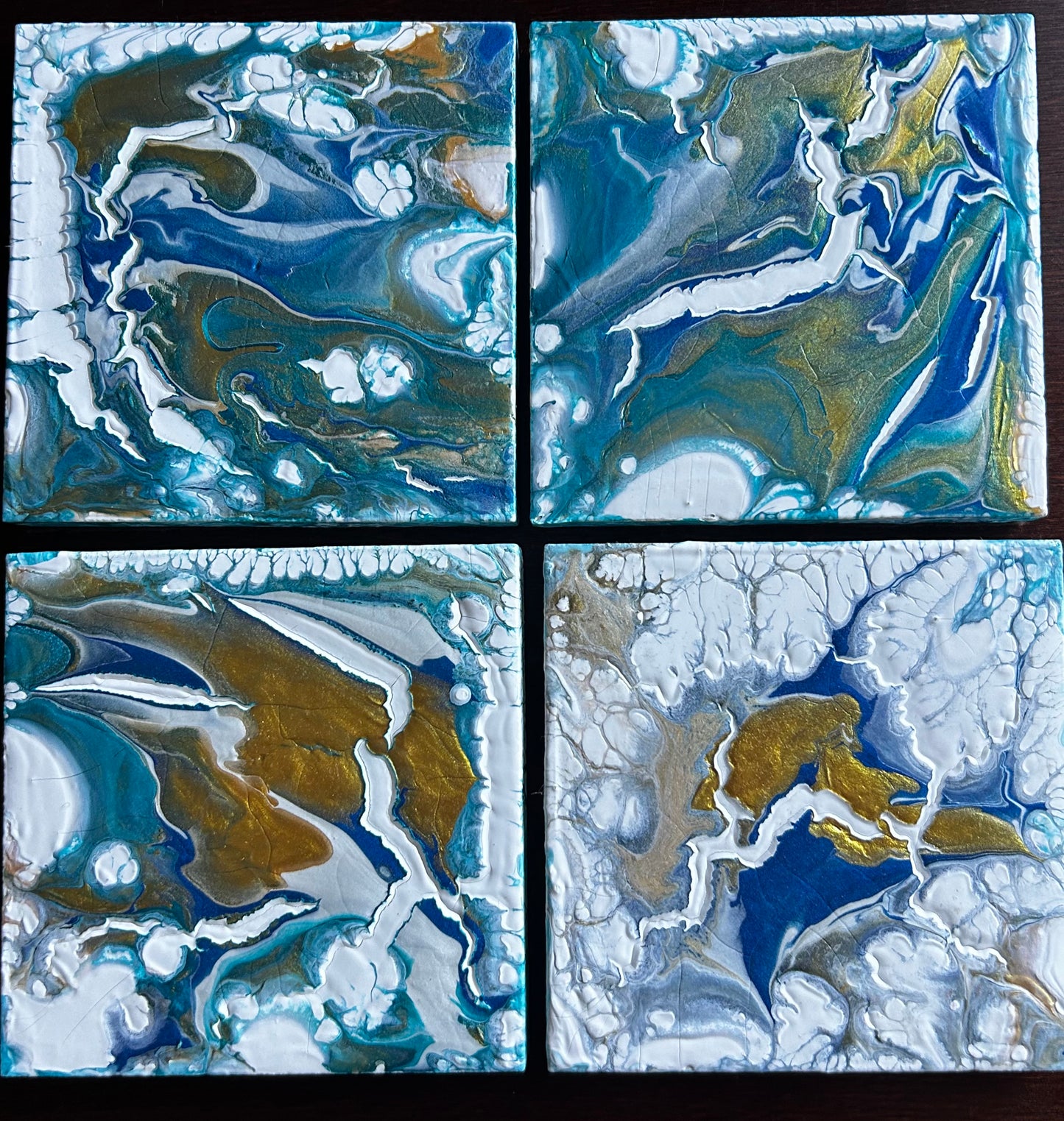 Hand Poured Acrylic Coasters