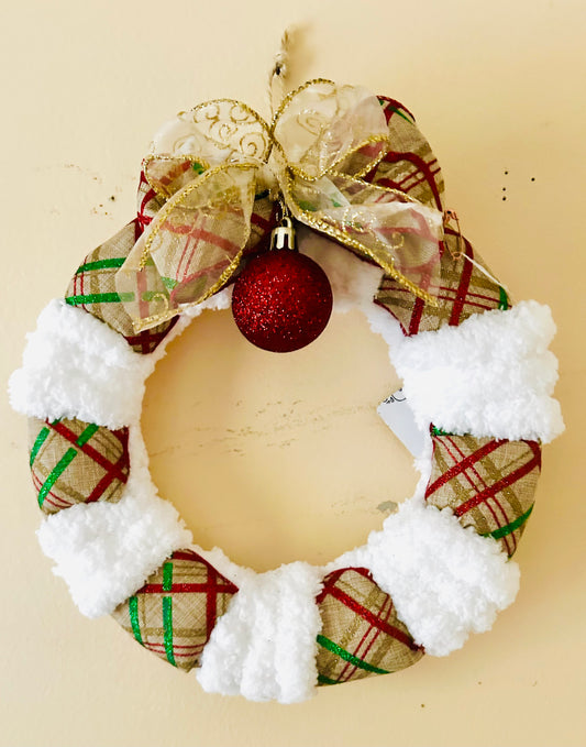 Hand Knitted Wreath