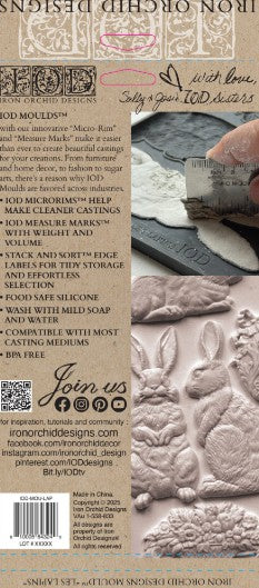 Les Lapins 6x10 IOD Mould