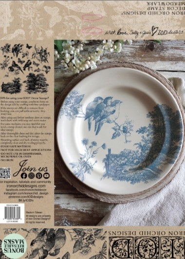 Meadowlark 12x12 IOD Stamp