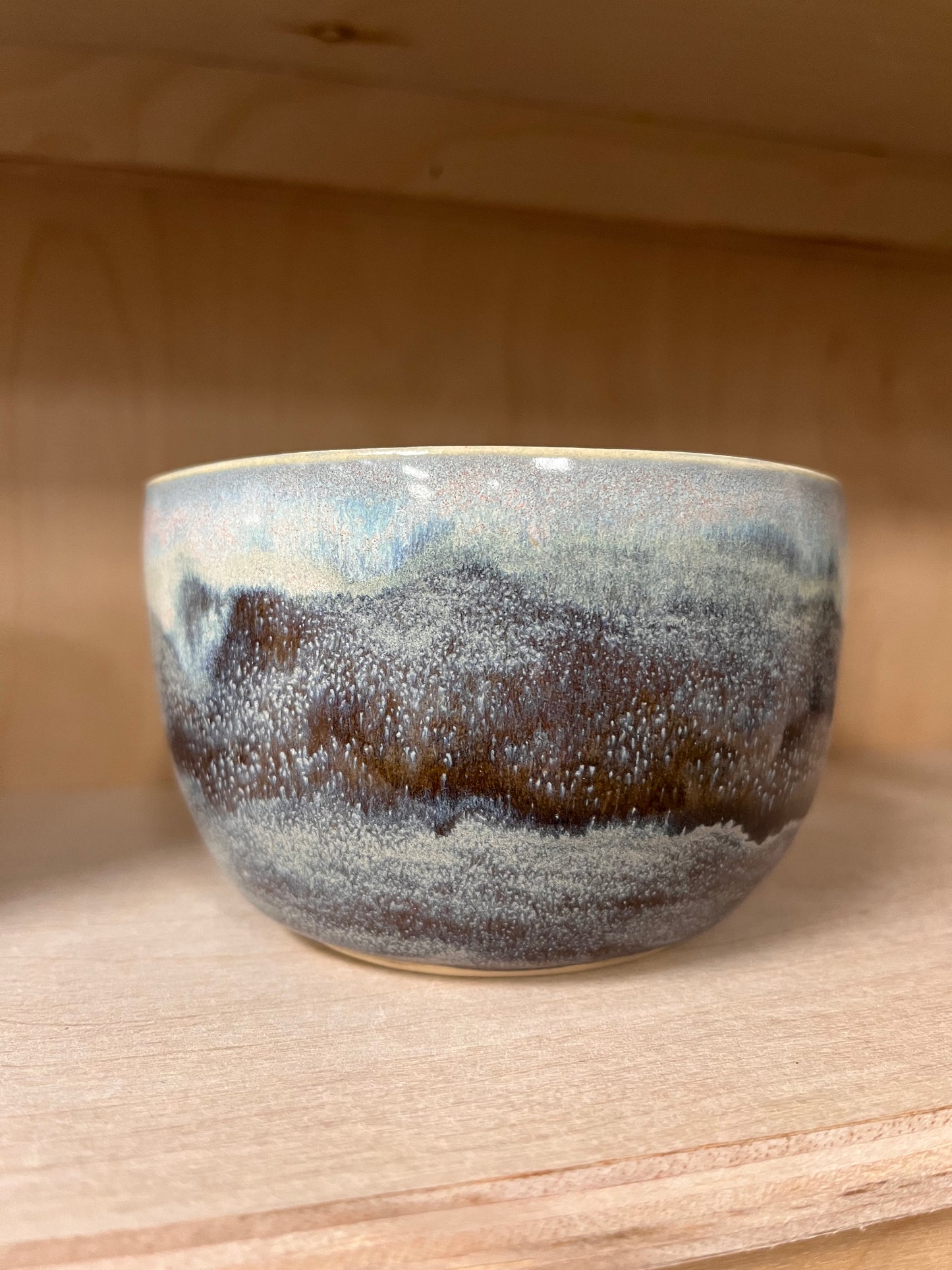 Multi Blue Ceramic Bowl
