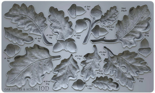 Oak Leaves & Acorns 6x10 IOD Mould™