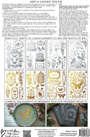 Papillon IOD Foil Transfer 8x12 Pad