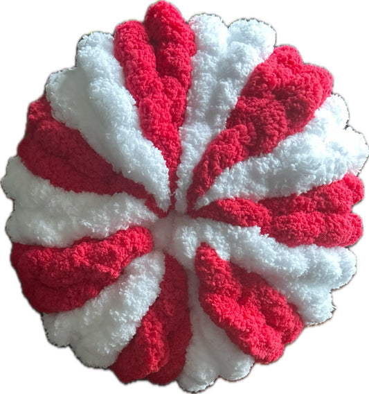 Peppermint Plush Pillow