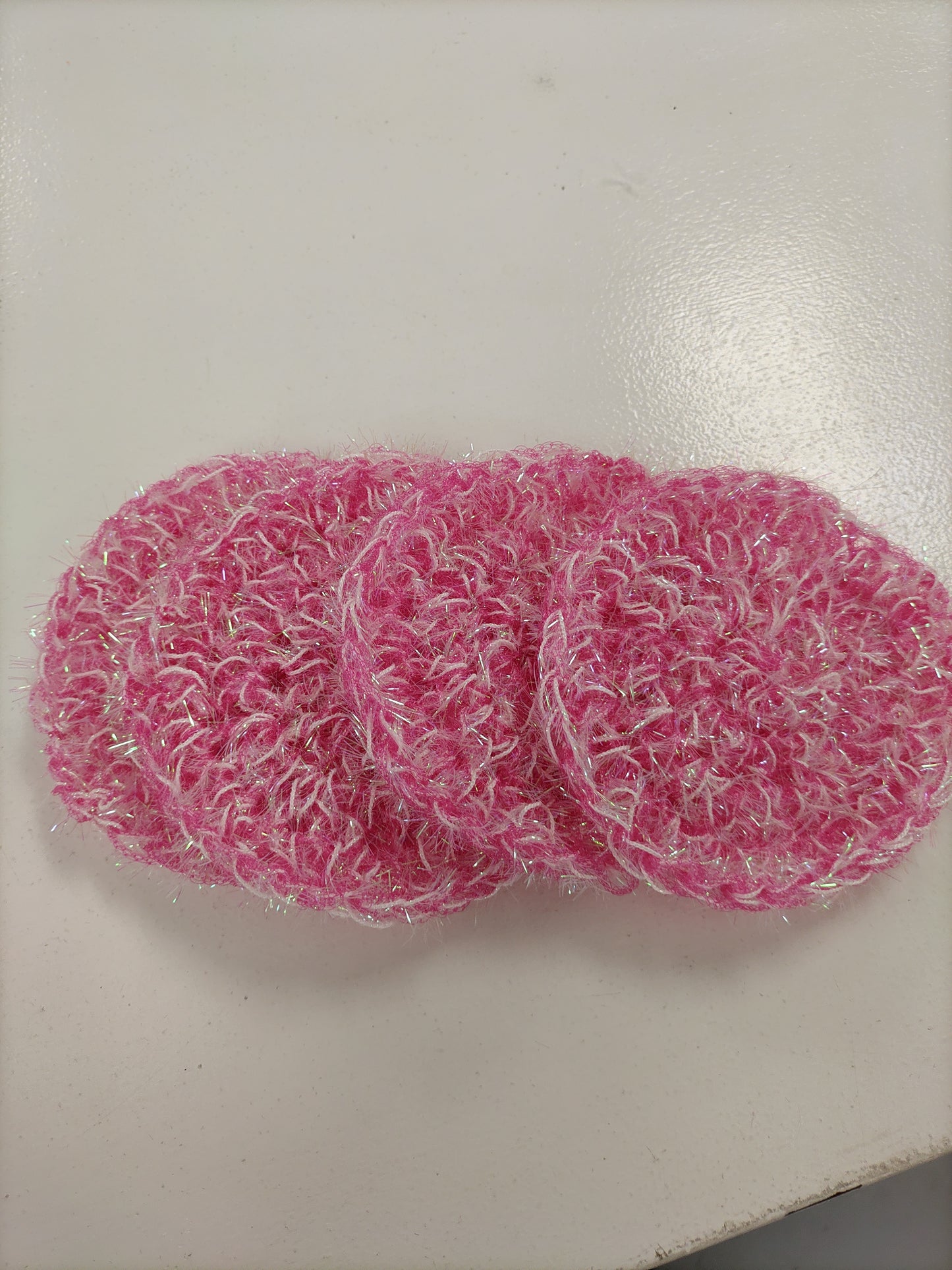 Crocheted Round Scrubby