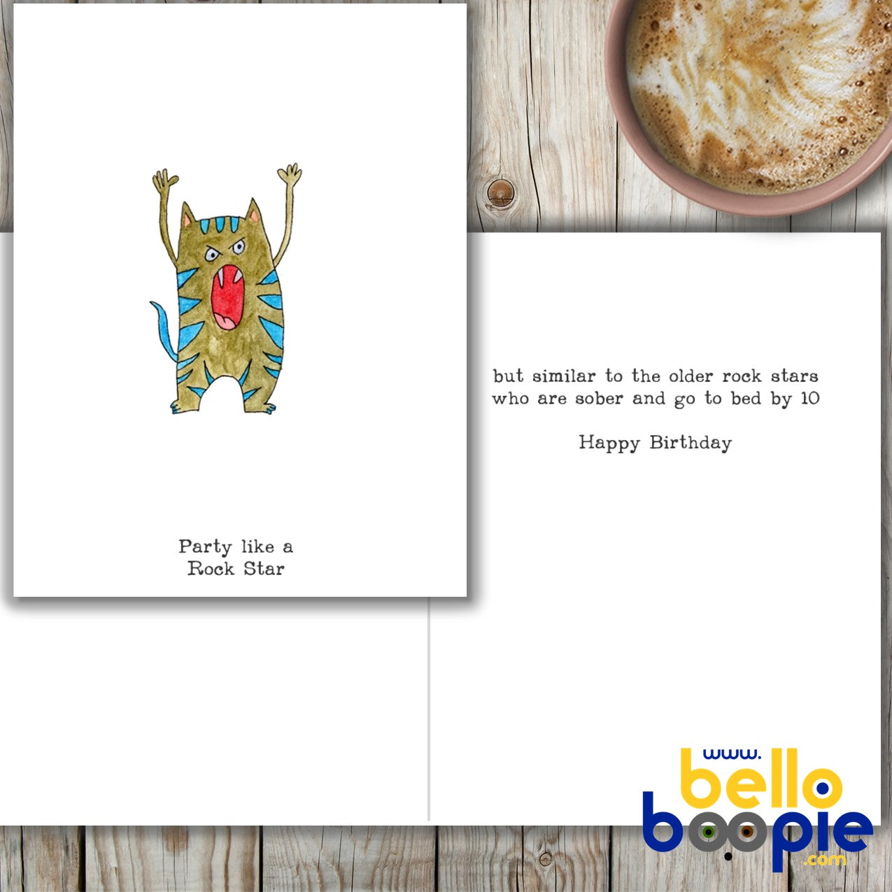 Rock Star - Birthday Card