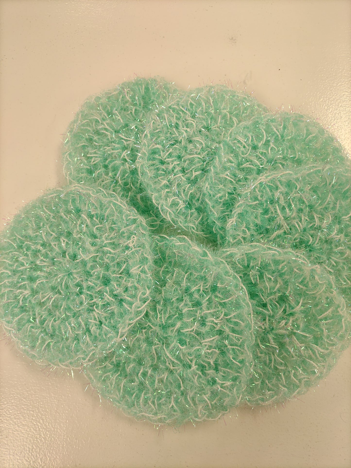 Crocheted Round Scrubby